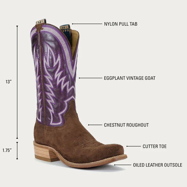 HYER BOOTS | MEN'S CULVER - Chestnut/Eggplant