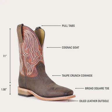 HYER BOOTS | MEN'S CHASE - Brown/Cognac