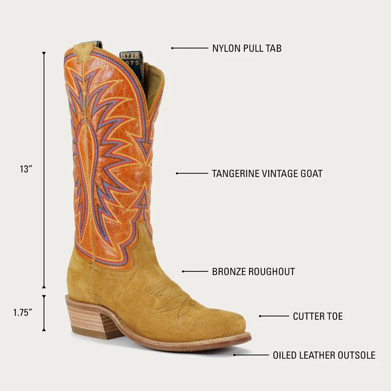 HYER BOOTS | WOMEN'S ROSE HILL - Bronze/Tangerine