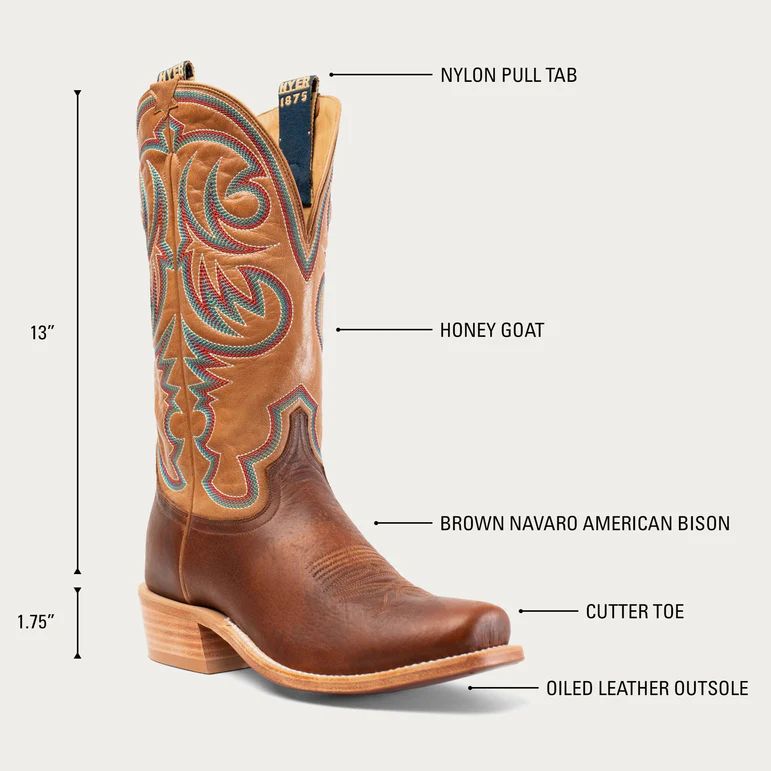 HYER BOOTS | MEN'S HAYS - Brown/Honey