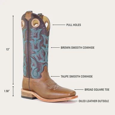 HYER BOOTS | WOMEN'S JEWELL - Brown/Brown