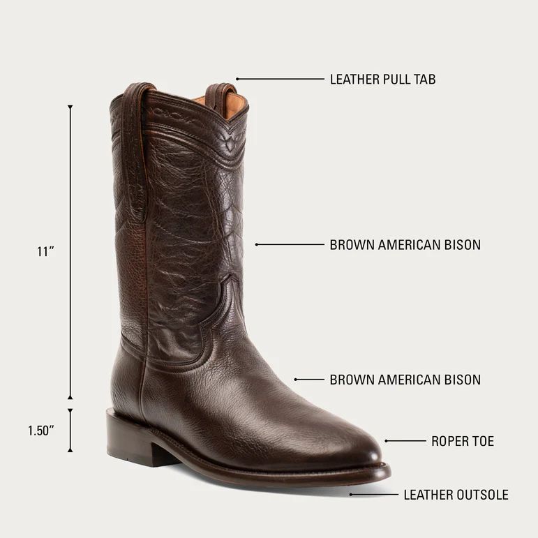 HYER BOOTS | MEN'S WESTERN WELLINGTON - Brown