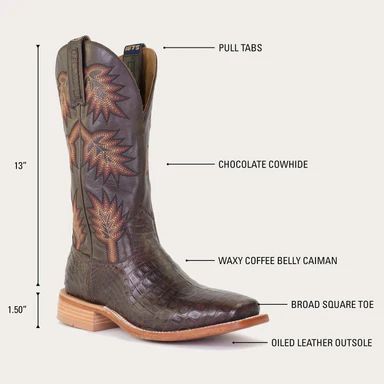 HYER BOOTS | MEN'S RUSSELL - Brown/Brown